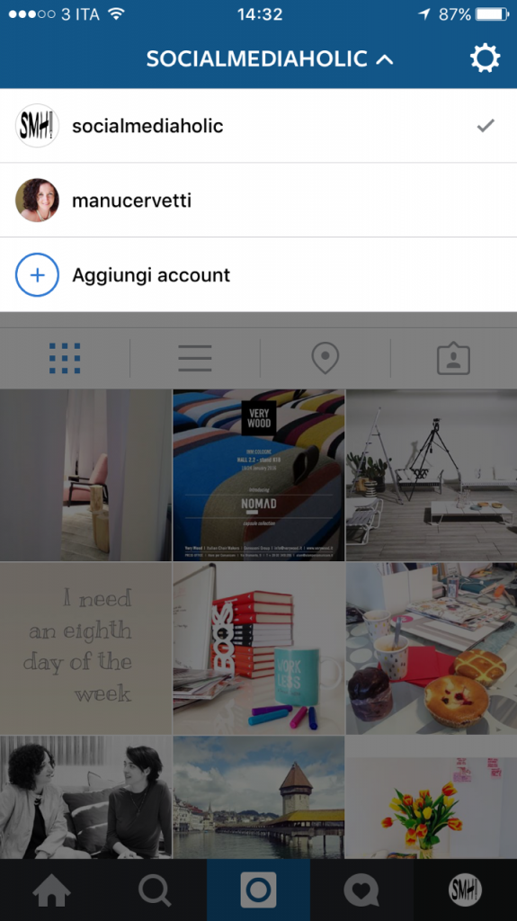 Instagram multi-account per chi lavora sui social